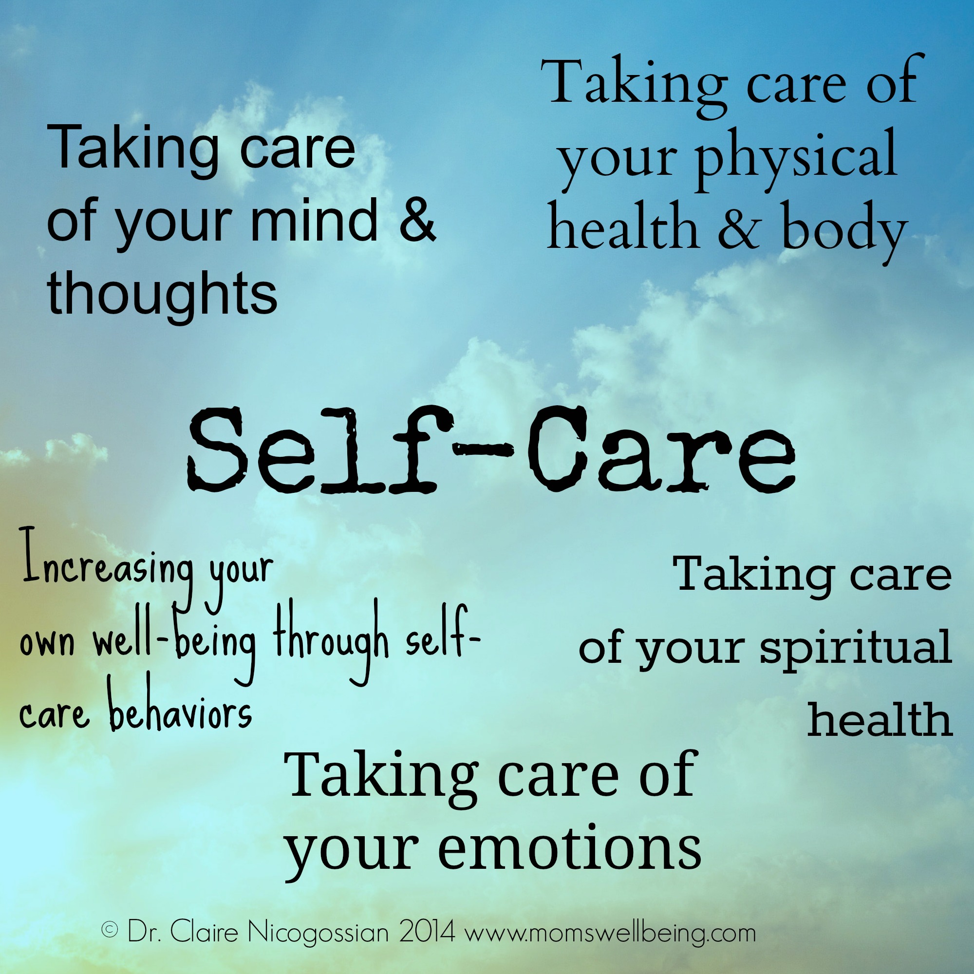 Taking care of self is self-care